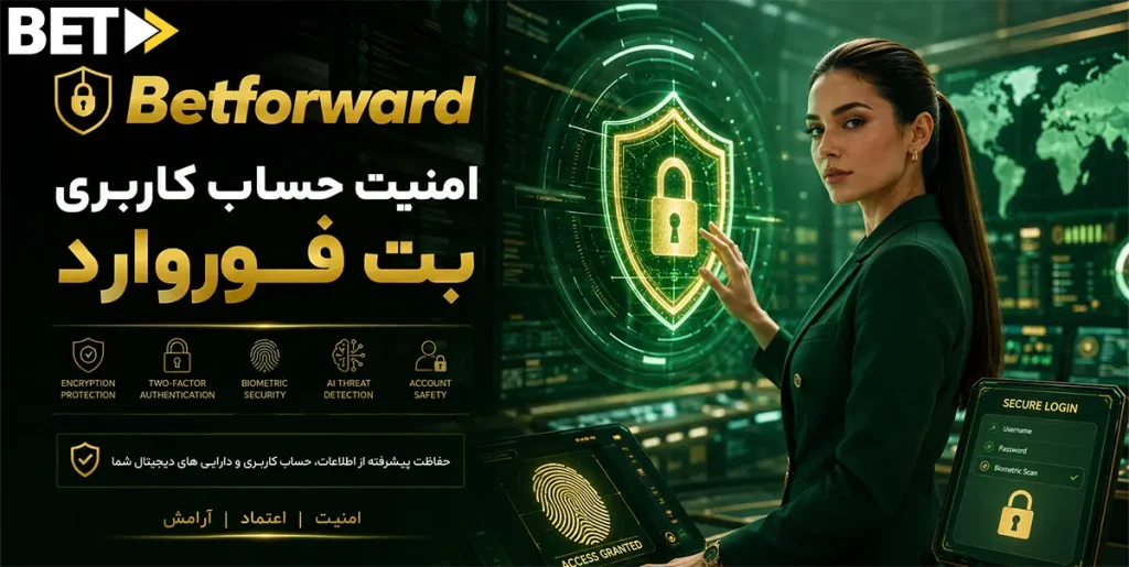 امنیت حساب کاربری بت فوروارد